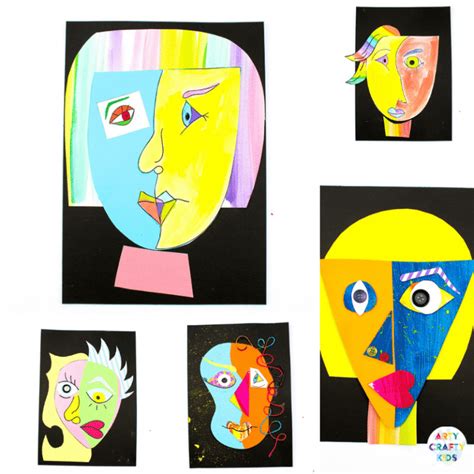 Picasso Faces - Easy Art for Kids | Arty Crafty Kids