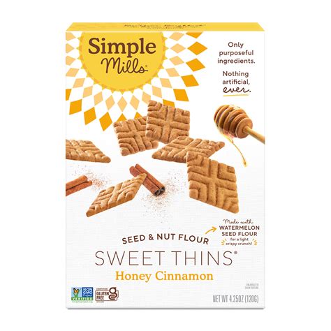 SimpleMills - Honey Cinnamon Seed & Nut Flour Sweet Thins