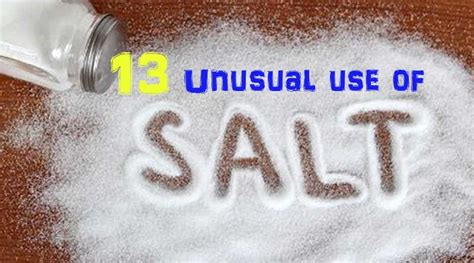 14 Unusual use of Salt | You might not know? – Grow Your Knowledge