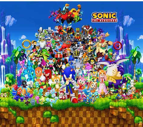 Sonic and his Friends, Rivals, and Enemies Final3 by 9029561 on DeviantArt