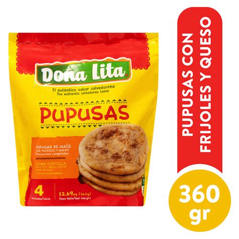 Comprar Pupusas De Frijol Y Queso Doña Lita 360gr | Walmart Honduras