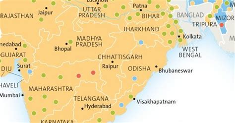 A religious map of India, by Cécile Marin (Le Monde diplomatique ...