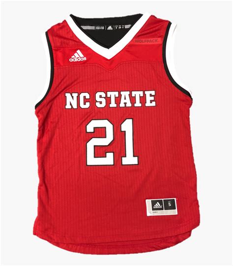 Nc State Wolfpack Adidas Kid"s Red - Nc State Basketball Jersey, HD Png ...