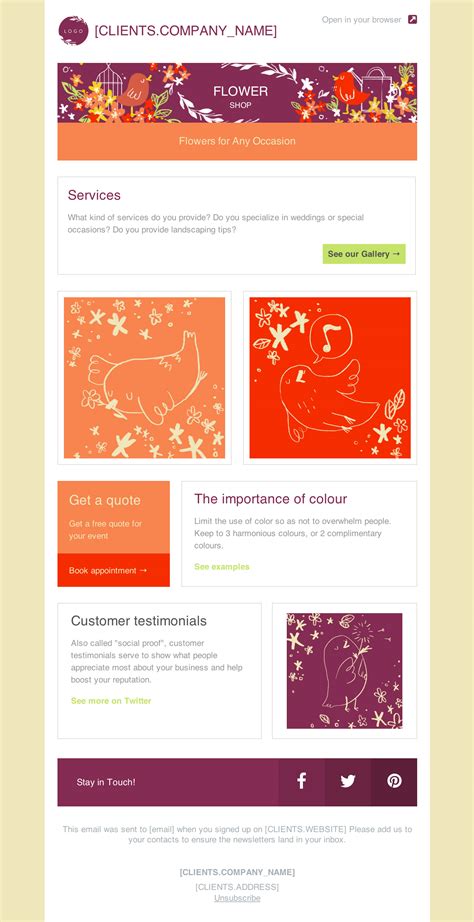 Email Newsletter Design Templates