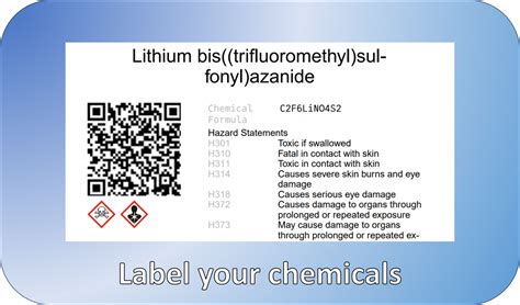 Create labels for your chemicals - Batalyse