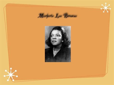 Marjorie Lee Browne