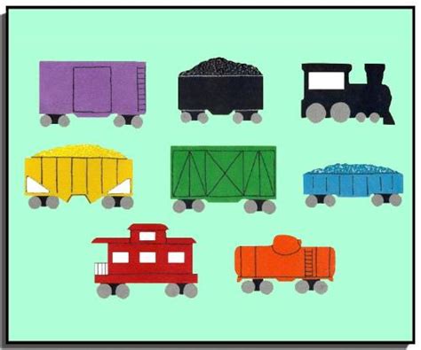 Freight Train Storytelling Felt Set