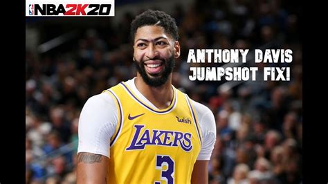 NBA 2k20 Anthony Davis jumpshot fix - YouTube