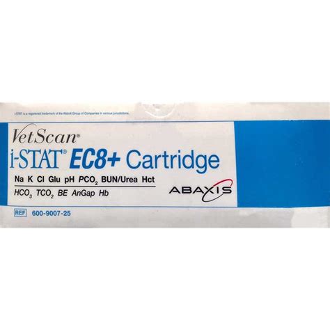 Order EC8+ I-Stat Cartridge-25 tests for animals at best price