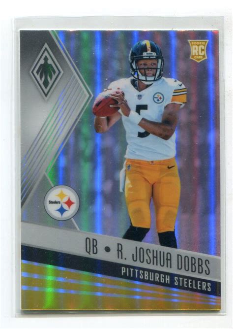 R. JOSHUA DOBBS 2017 Panini Phoenix #108 ROOKIE Tennessee Vols STEELERS ...