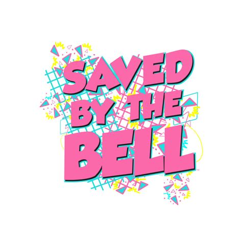 Saved by the Bell 90s Type Digital PNG - Etsy