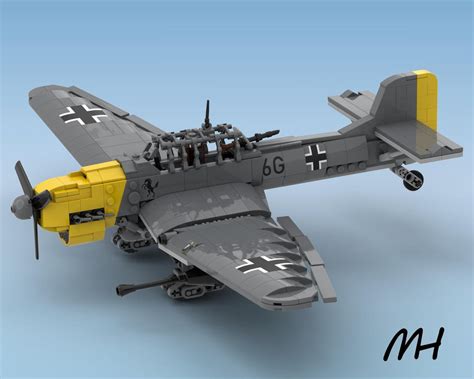 LEGO MOC Junkers Ju 87 Stuka B-2 by sebigwon | Rebrickable - Build with LEGO