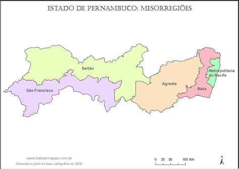 Mapa de Pernambuco: Lista de Cidades, Tipos de mapa e Curiosidades