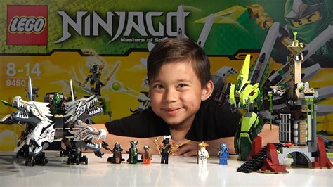 EPIC DRAGON BATTLE - Lego Ninjago Set 9450 - Unboxing, Review & Time-lapse build - YouTube