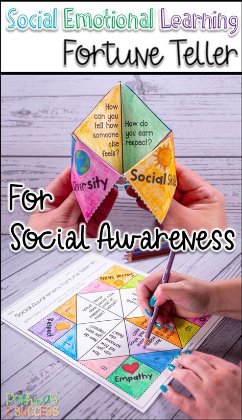 Use this paper fortune teller activity to target SEL skills for social ...