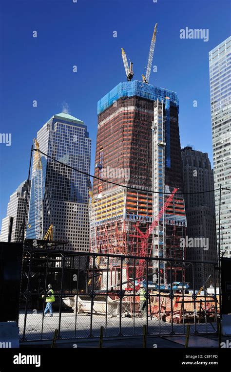 Ground Zero, construction site, Manhattan, New York, USA, United States ...