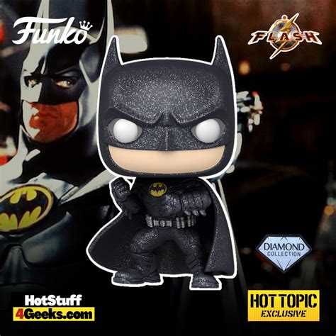 The Flash (2023): Batman (Keaton) Diamond Glitter Funko Pop!