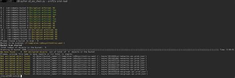 security+: AWS s3 bucket encryption audit (Updated)