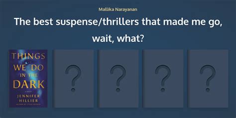 The best suspense/thrillers that made me go, wait, what?