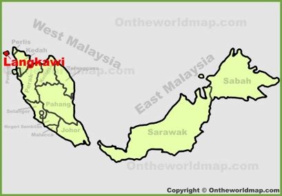 Langkawi Maps | Malaysia | Detailed Maps of Langkawi Island