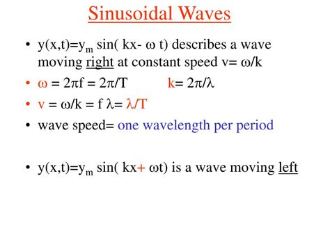 PPT - Sinusoidal Waves PowerPoint Presentation, free download - ID:4123534