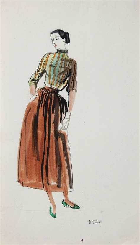 Vintage Fashion Illustration - Marjorie Ullberg