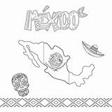 Printable Mexican Flag Coloring Page  Pages Mimi Panda sketch template