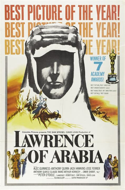 Lawrence of Arabia (#4 of 9): Extra Large Movie Poster Image - IMP Awards