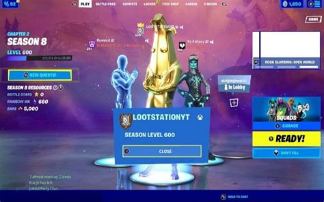 Fortnite player reaches level 600 in Chapter 2 Season 8, plans to hit ...