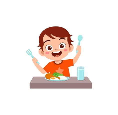 1,438 Boy Sitting On Table Breakfast Cartoon Royalty-Free Images, Stock Photos & Pictures ...