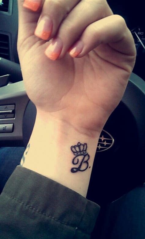 B Crown Tattoo On Shoulder » Tattoo Ideas | B tattoo, Letter b tattoo ...