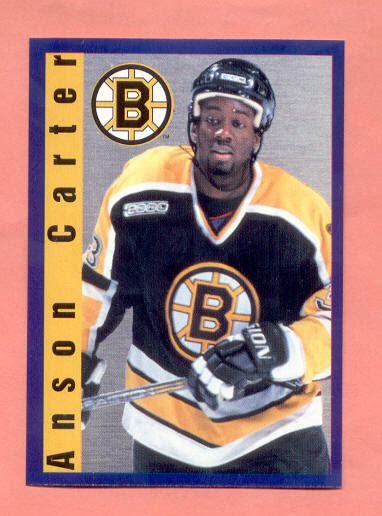 2000 PANINI #13-Anson Carter - NHL Hockey Stickers