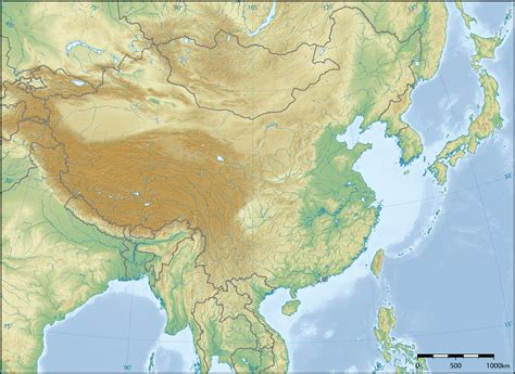 Archivo:East Asia topographic map.png - Wikipedia, la enciclopedia libre