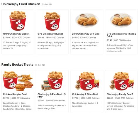 Jollibee USA Menu Price List