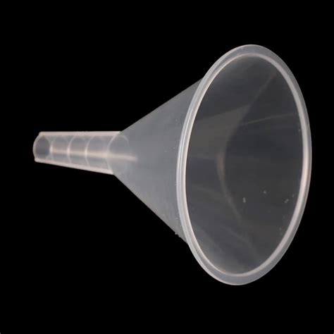 High Qulity 1 Pcs 100mm Laboratory Clear White Plastic Filter Funnel Lab Accessory Teaching ...