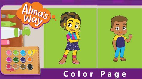 Alma's Way Coloring Page | PBS Kids - YouTube