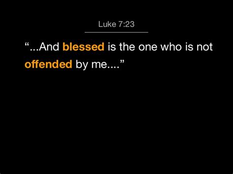 Prayer Pointers: Luke 7:23 - Blessed by Faith