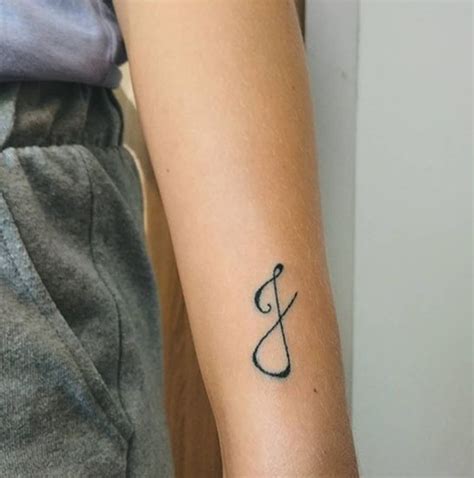 J In Cursive Tattoo / J Daintyinitialtattoo Cursive Tattoos J Tattoo Initial Wrist Tattoos ...