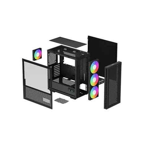 DeepCool CH560 DIGITAL ARGB Mid-Tower ATX Gaming Case > Black in UAE | ️ Variety in Gaming Parts