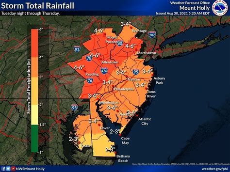 Tropical Storm Ida Heads Toward North Jersey: What To Know | Parsippany ...