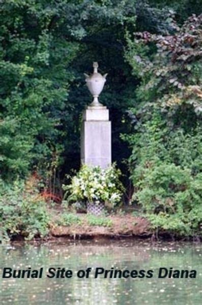 Grave of Diana, Princess of Wales Image Gallery at Weblo.com | Princess diana grave, Princess ...