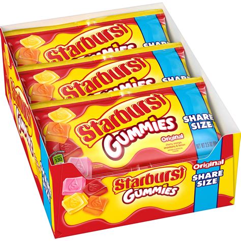 Starburst Gummies Candy Original, 3.5 Oz - Walmart.com