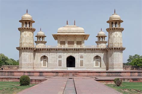 The Tomb of I'timād-ud-Daulah (here shown from the west side) is a ...