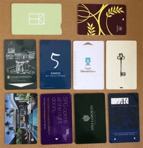 Hotel Room Key Card Collection 10 Different Cards – Luxury Hotels Incl 5 Star 2 | Ebay With ...