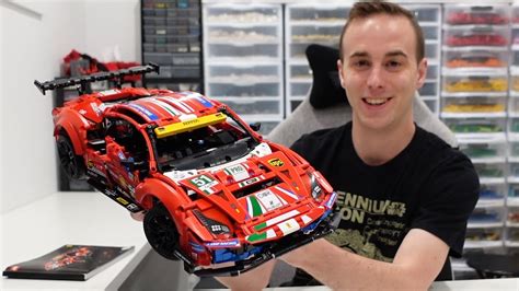 LEGO TECHNIC Ferrari 488 GTE Race Car Review - Brickhubs