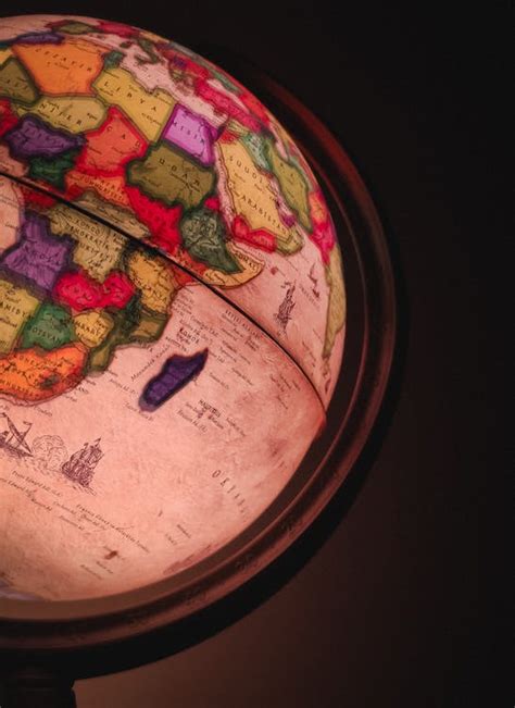 Glowing Globe with Political Map of the World · Free Stock Photo