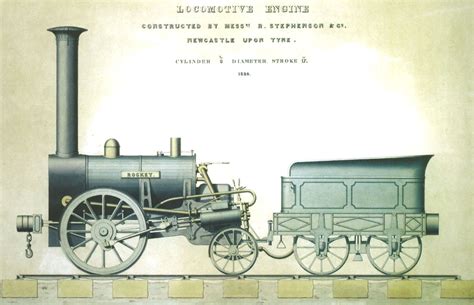 George Stephenson Rocket Locomotive / Rocket was designed by robert stephenson in 1829, and ...