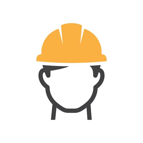 Construction worker icon. Safety man icon. Safety helmet icon. Vector illustration 20639873 ...