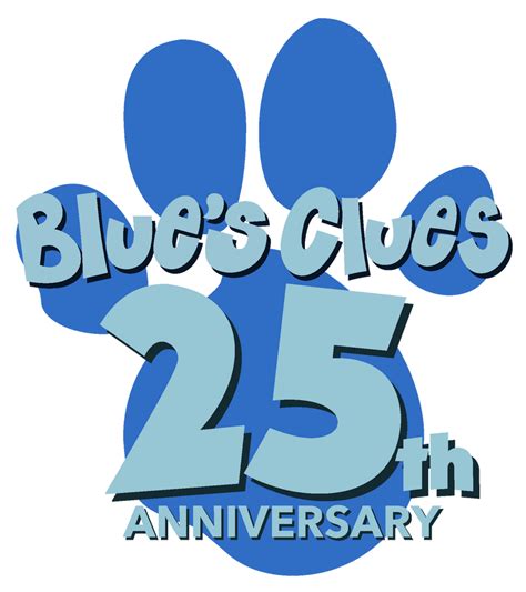 Blue's Clues 25th Anniversary Logo by ABFan21 on DeviantArt