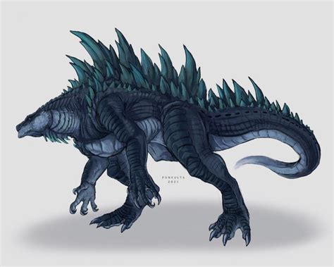 Monsterverse Zilla by Punkults on DeviantArt | Kaiju art, Kaiju monsters, Godzilla funny